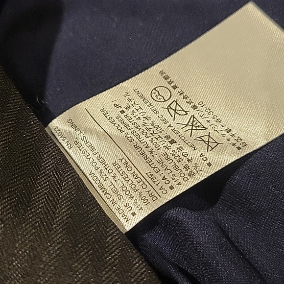 ❤️ BANANA REPUBLIC WOOL HOUNDSTOOTH WIDE LEG PANTS/TROUSERS, 2 (26) - Picture 3 of 4